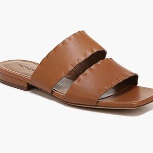 Vince Zofi mafalda slide sandal in Amber